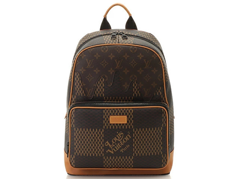 LOUIS VUITTON Canvas Backpack Damier Giant Monogram